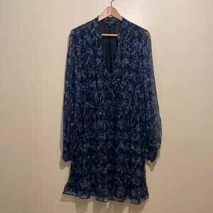 INTERMIX SILK MINI DRESS . Size 12